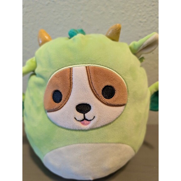 Squishmallows Green Dragon Dog 11” Plush | Kellytoy 2021 Q042 Batch 2912 - Picture 12 of 12